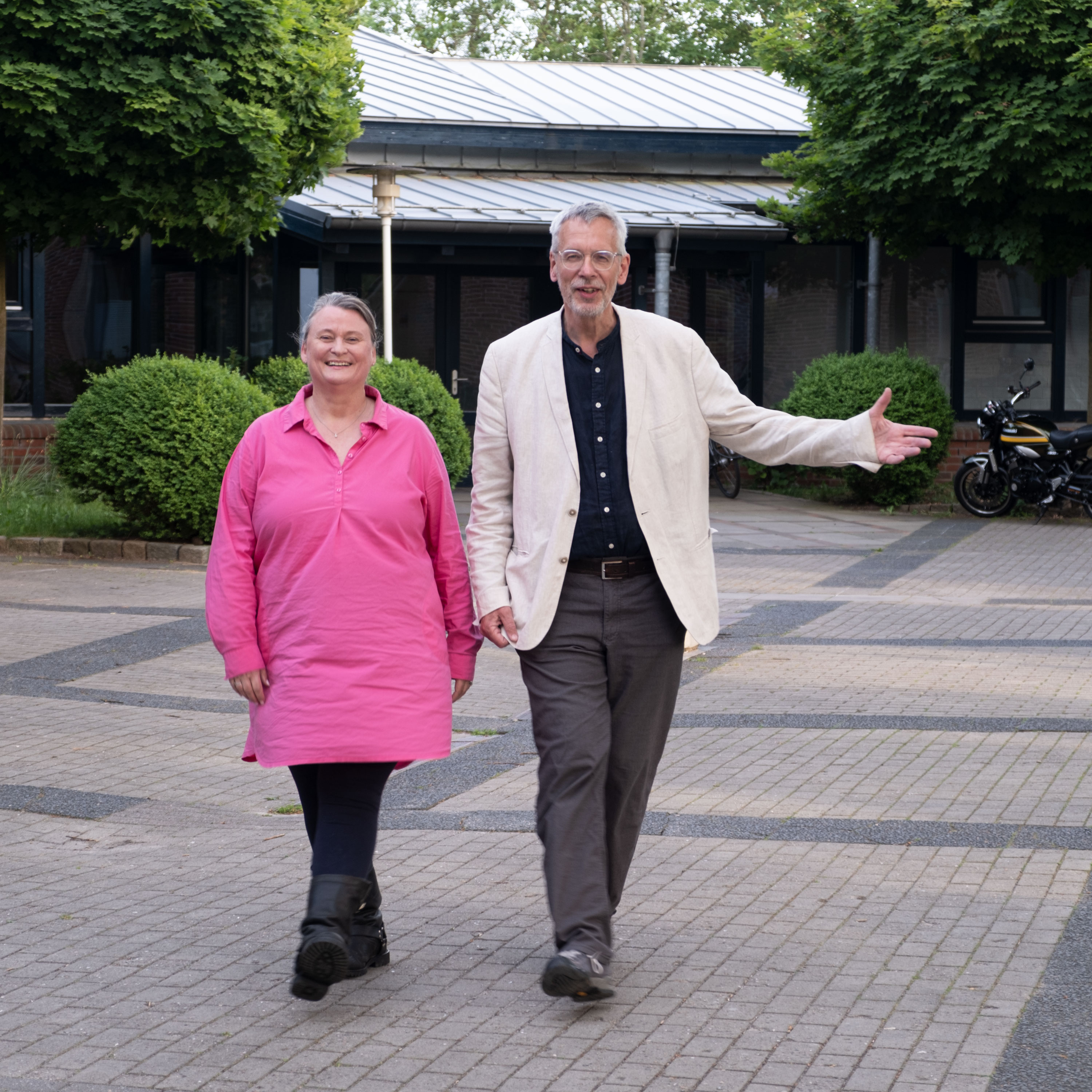 Pastor Joachim Thieme-Hachmann und Susanne Albrecht-Hass